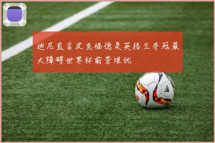 迪尼直言皮克福德是英格兰夺冠最大障碍世界杯前景堪忧